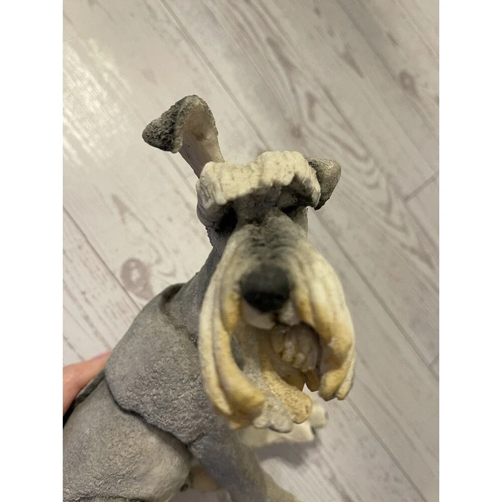 2003 A Breed Apart Schnauzer ll Figurine 70036 Signed Country Artist Ltd Dog Vtg
